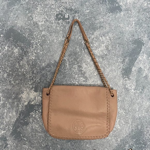 Blush Tory Burch Double Strap Purse - Picture 1 of 8
